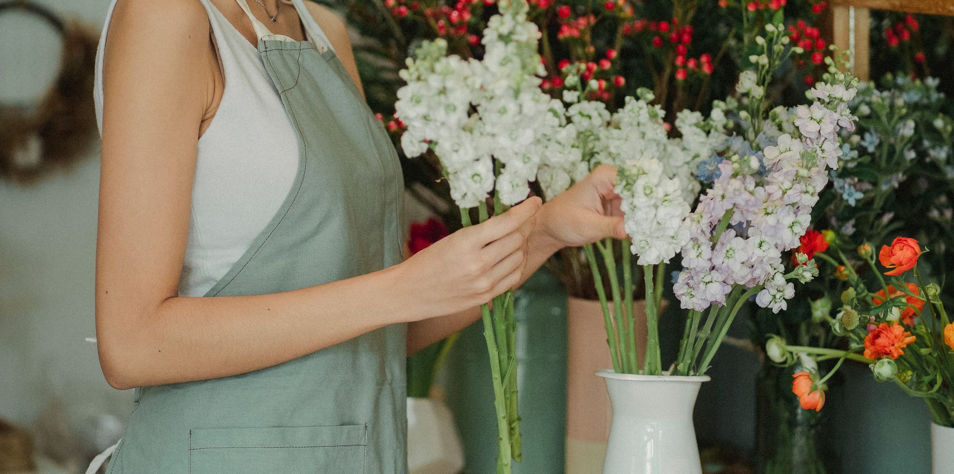 Fleuriste équipe à Montreuil